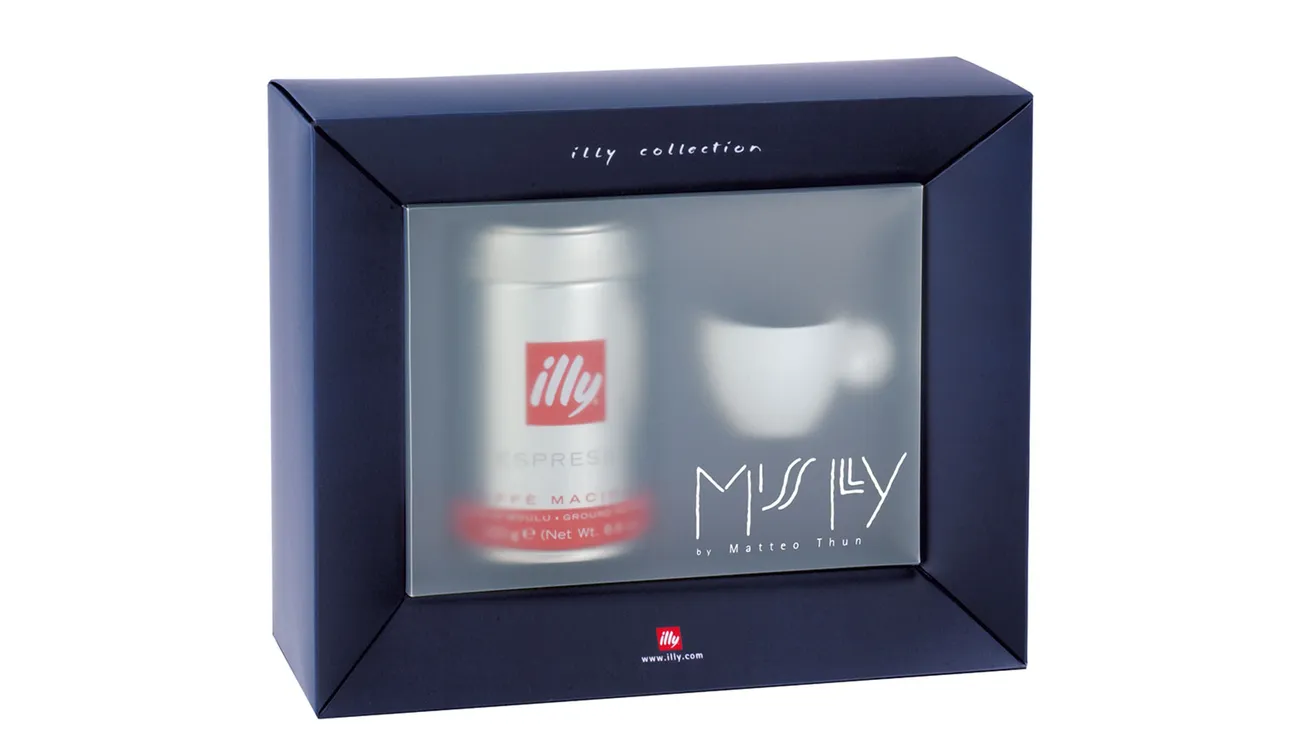 Miss illy cup with crystal piercing