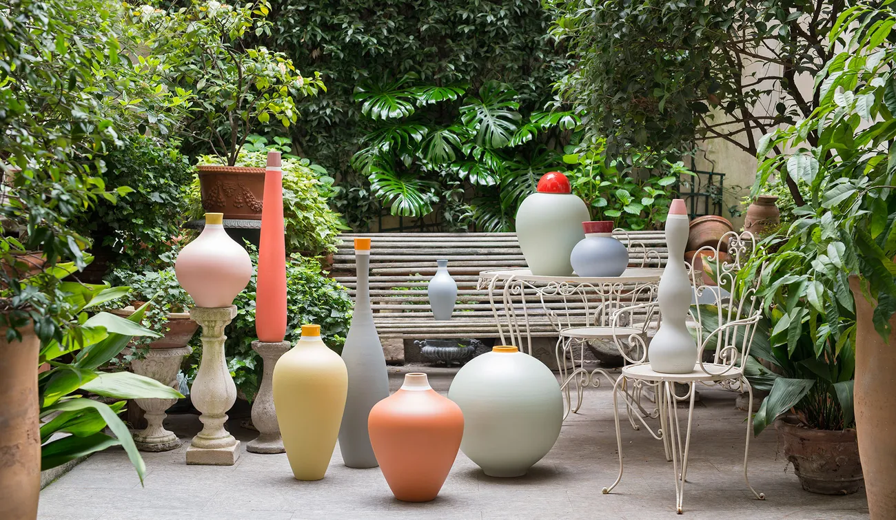 Vasi Bicolore collection, for Matteo Thun Atelier