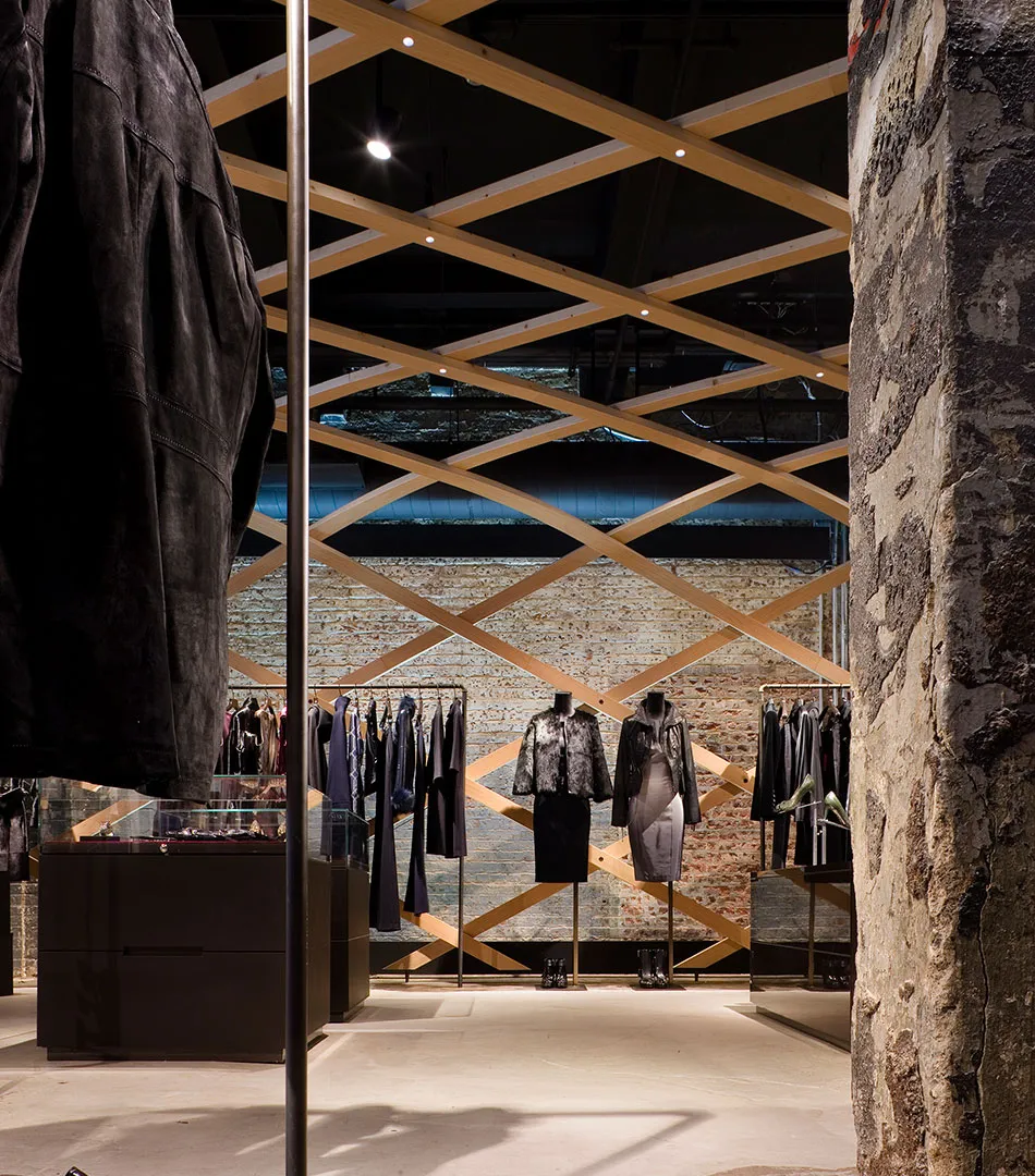 Detail of Hugo Boss Concept Store, New York (US), 2007–08