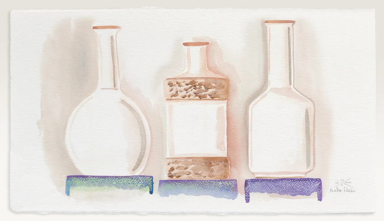 Watercolors Series "Hommage à Morandi" by Matteo Thun
