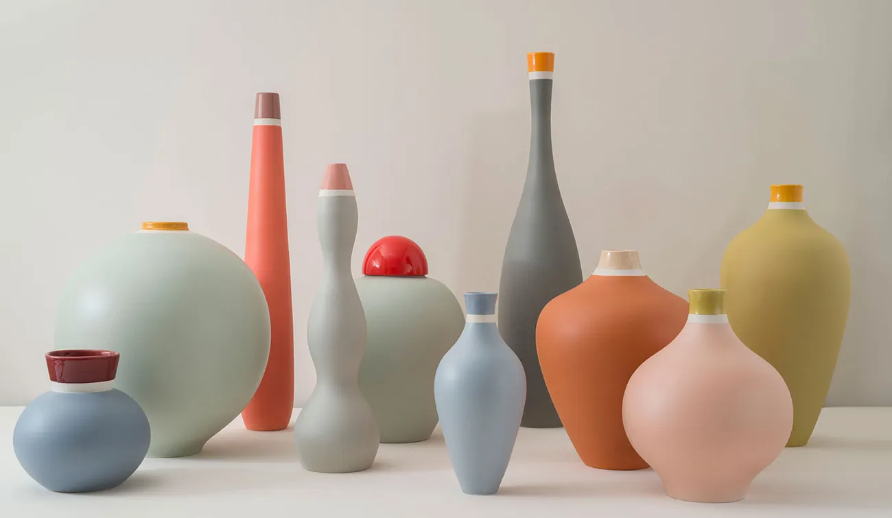 Vasi Bicolore collection, for Matteo Thun Atelier