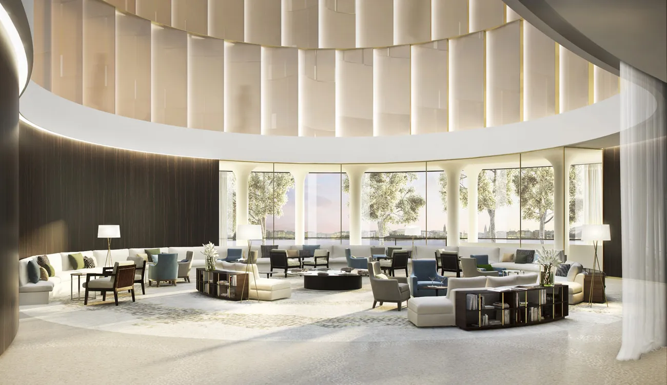 The Fontenay luxury hotel, lobby. A project with Störmer Murphy and Partners