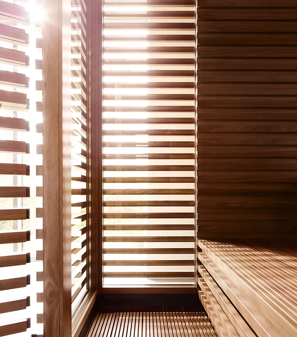 Klafs sauna designed by Matteo Thun and Antonio Rodriguez