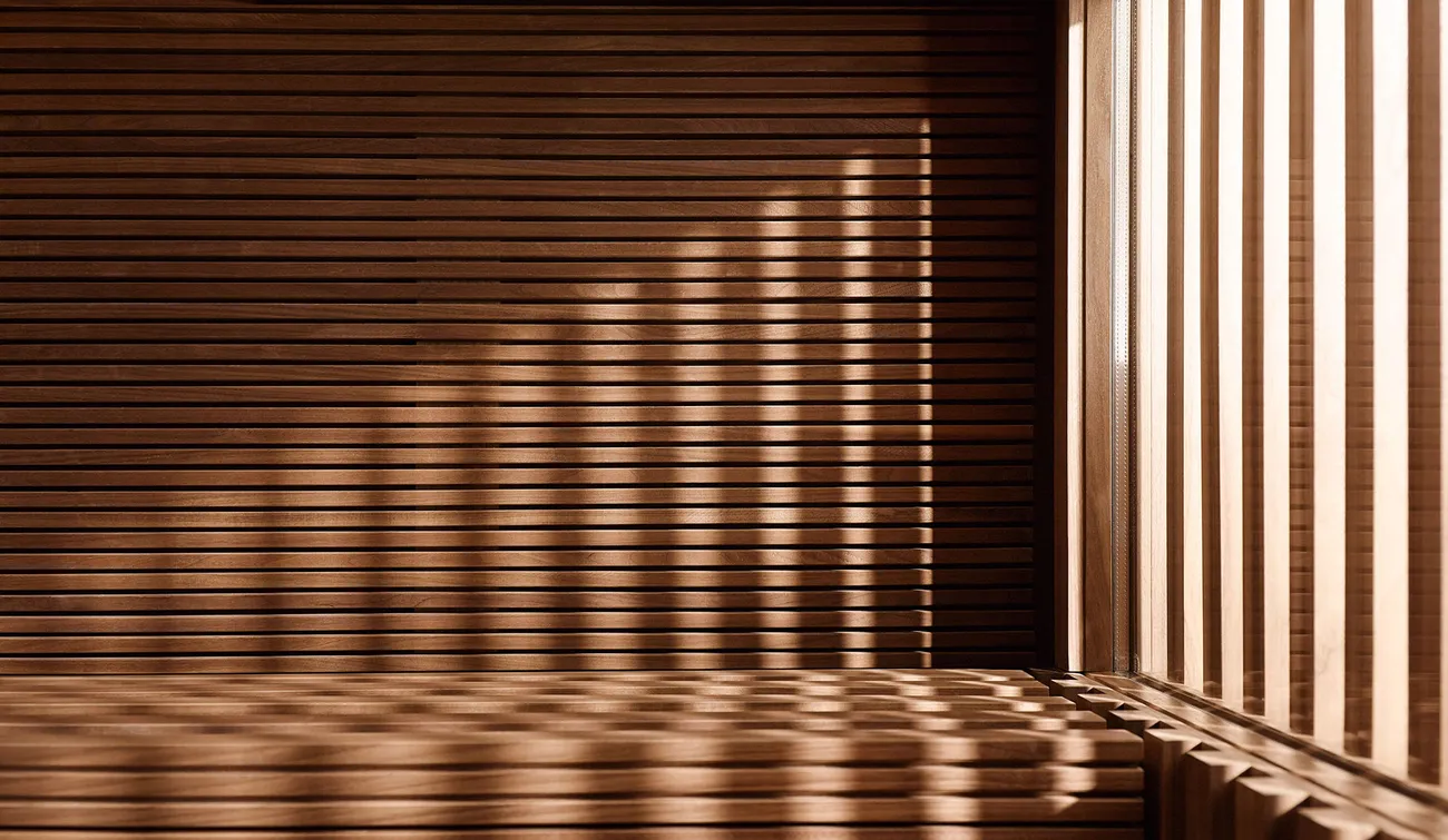Klafs sauna designed by Matteo Thun and Antonio Rodriguez