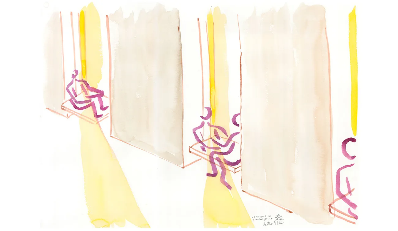 Water color by Matteo Thun.