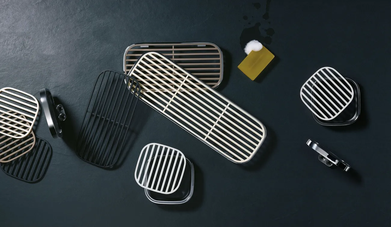 Gentle, bathroom accessories collection for Dornbracht, 2012