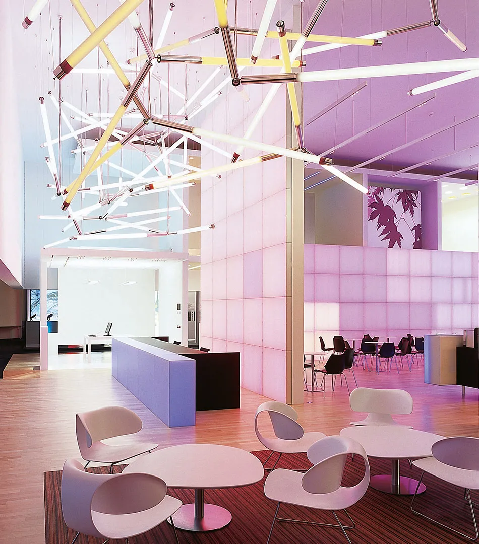 Sconfine Linea, lighting system for Zumtobel
