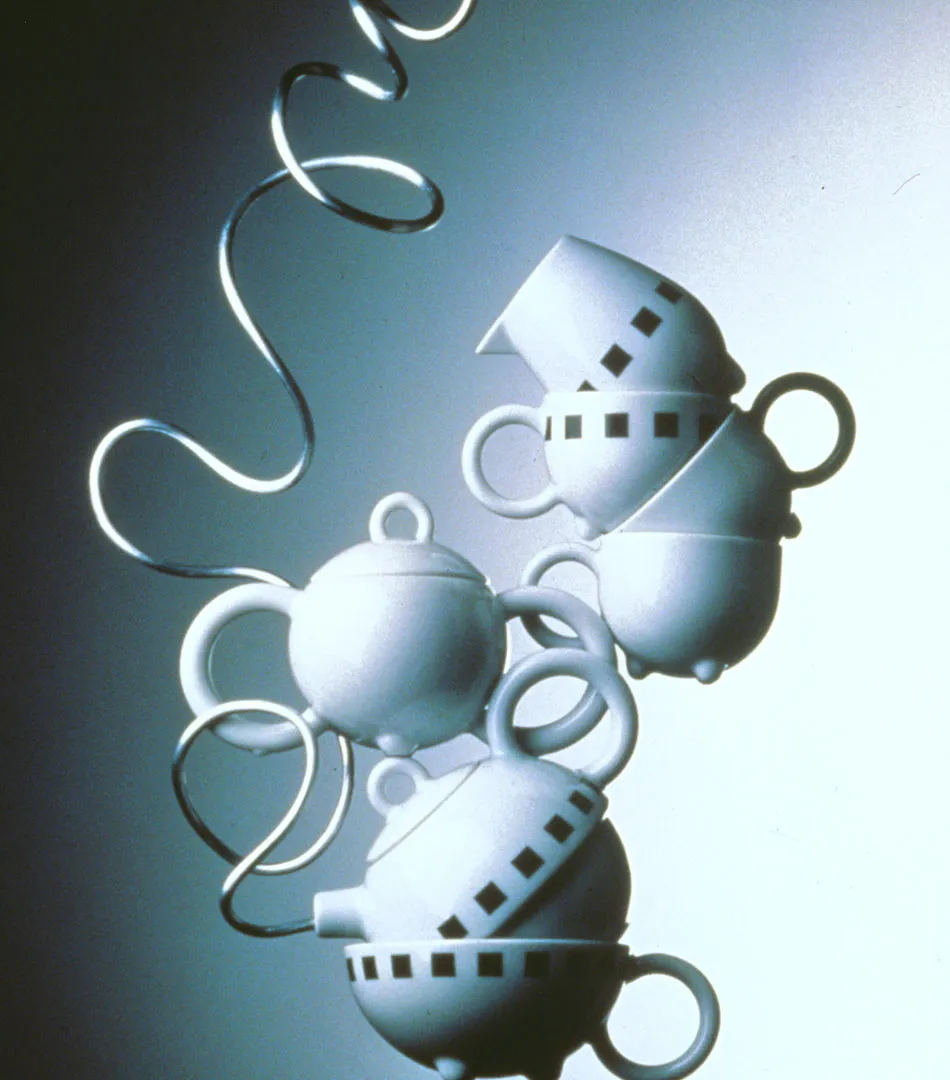 Tète a tète, carrè noir, tableware collection for Arzberg, 1988
