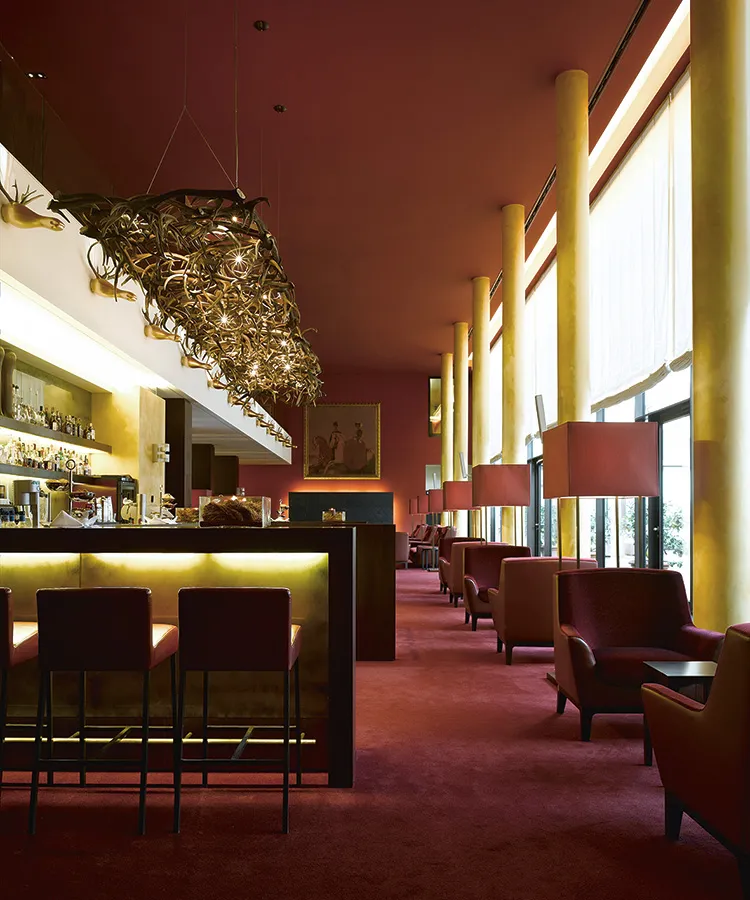 Lounge of Terme Merano Hotel, Meran (IT), 2003–06