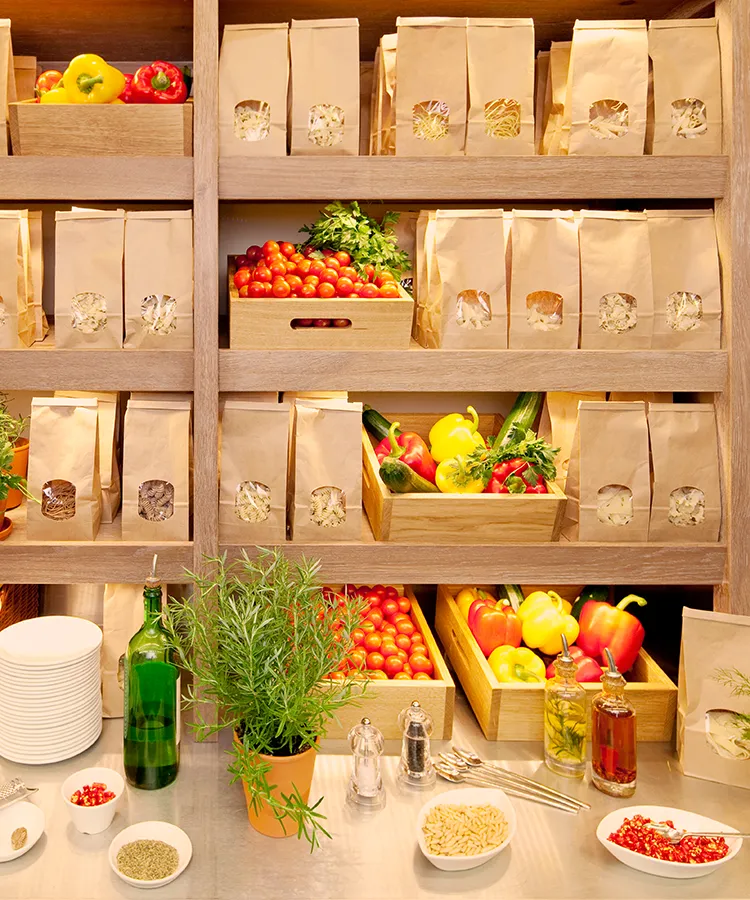 Detail of the 100th Vapiano restaurant, Westbahnhof, Vienna (AT), 2011