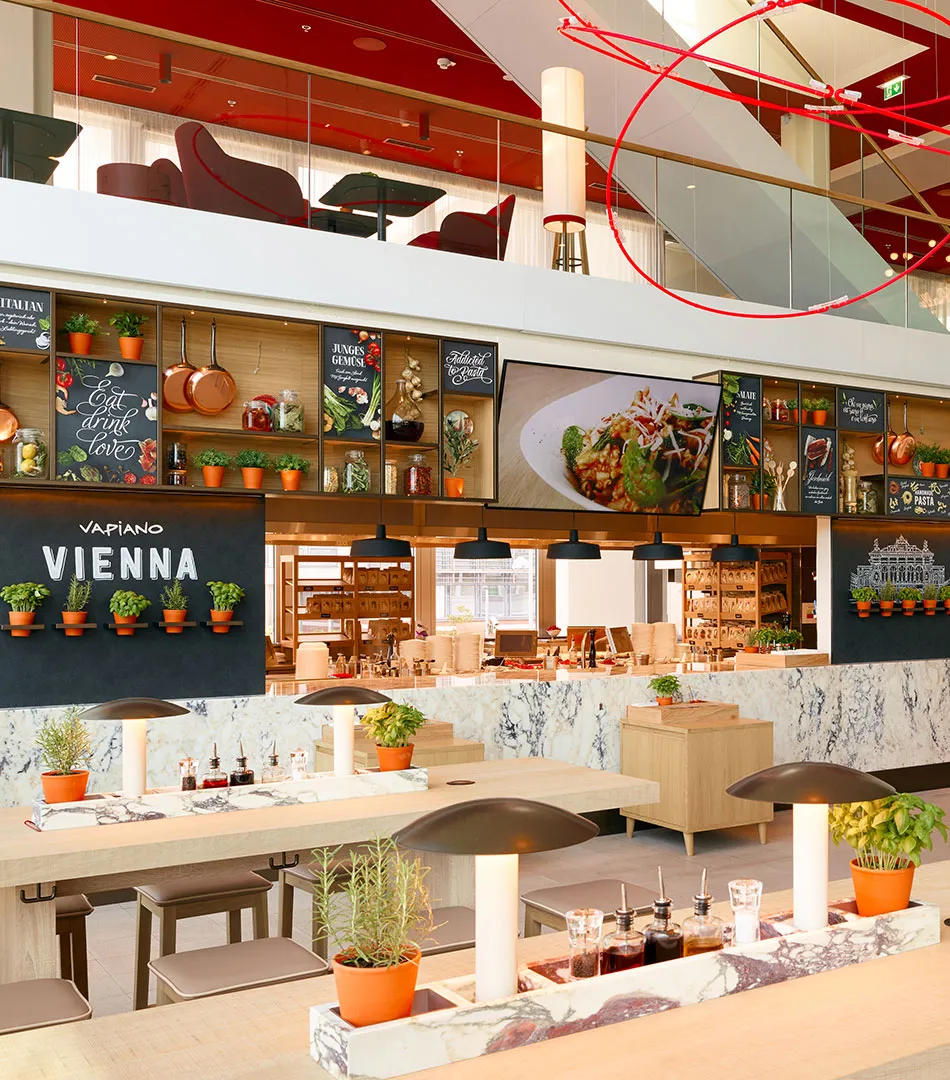 Vapiano concept, 2018