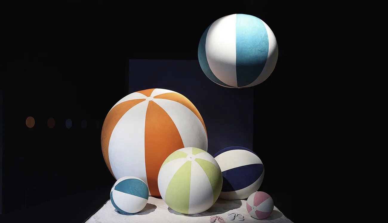 Lido, textile objects for Alcantara, realized for the Salone del Mobile, Milan (IT), 2009