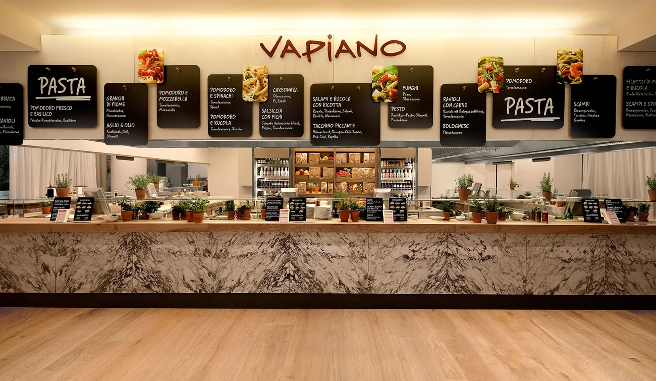 Vapiano concept, 2003