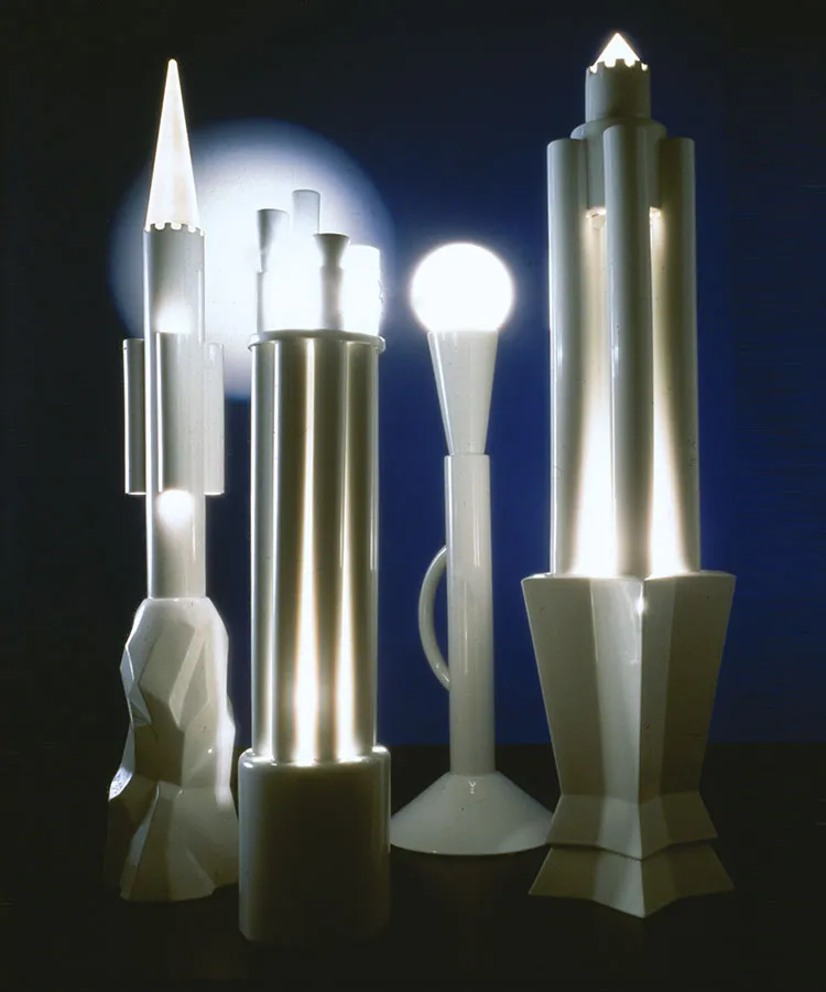 Castelli in fiore Lamps, Antologie Quartett, 1986-88