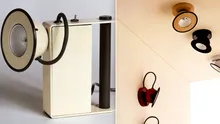 Minibox System table and wall lamp