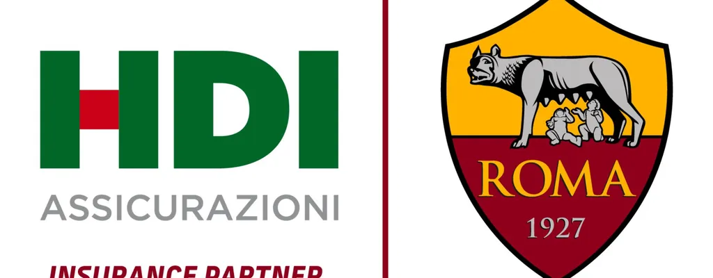 I loghi di Hdi e della Roma