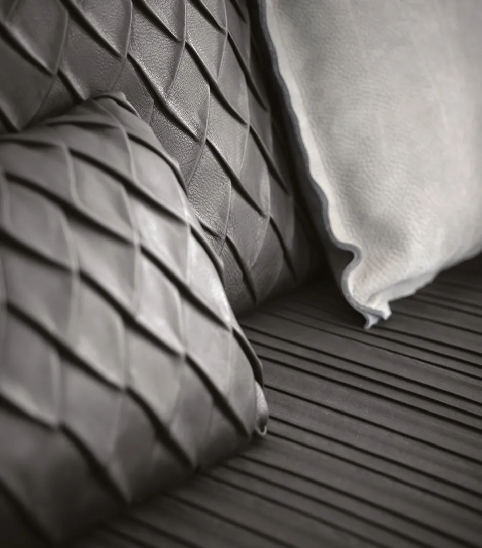 Ici Bourgeois!, furniture collection for Baxter, 2012, detail of materials