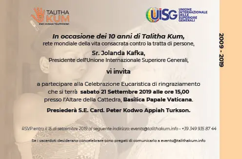 Celebrazione Eucaristica di ringraziamento