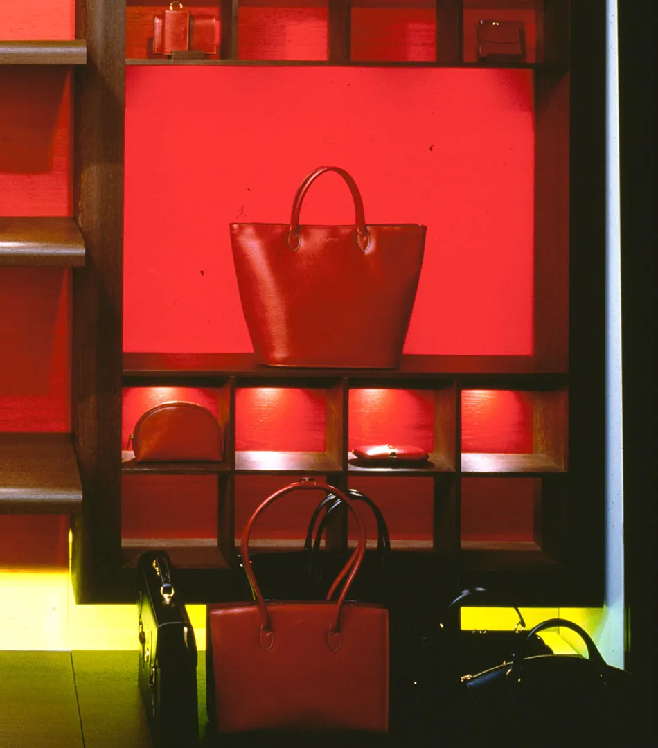 Goldpfeil Shop design, Framkfurt (DE), 1996
