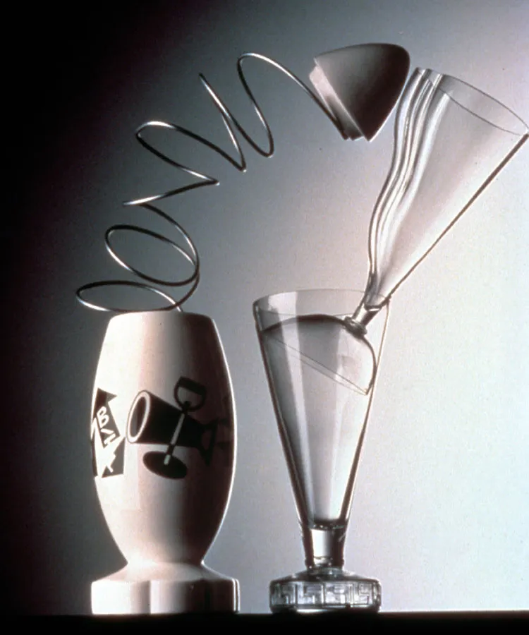 Bomb Vase and Shaker for Campari Accessories, 1985-86