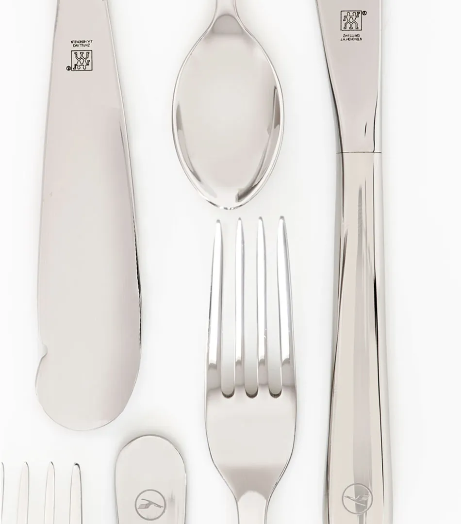 Zwilling Lufthansa first class flatware, 2012
