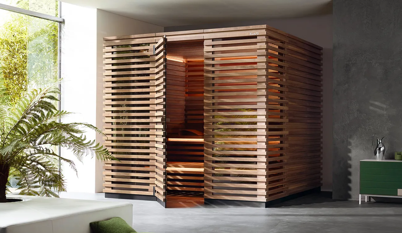 Klafs sauna, designed by Matteo Thun and Antonio Rodriguez