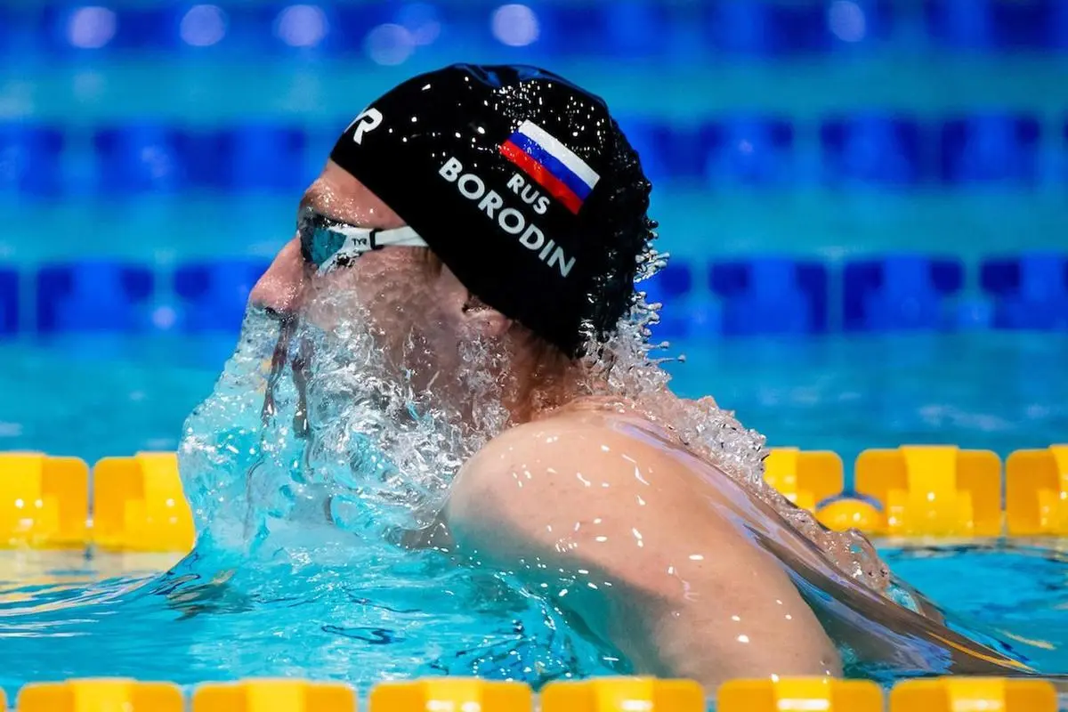 Russia. Salnikov Cup. Day 1. Egor Kornev: 100 stile libero (45.18 ...