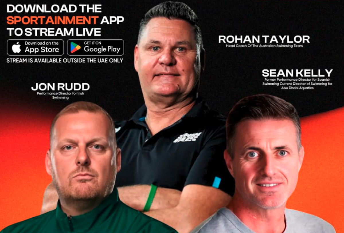 Jon Rudd, Rohan Taylor, Sean Kelly per la Coaching Conference di Dubai