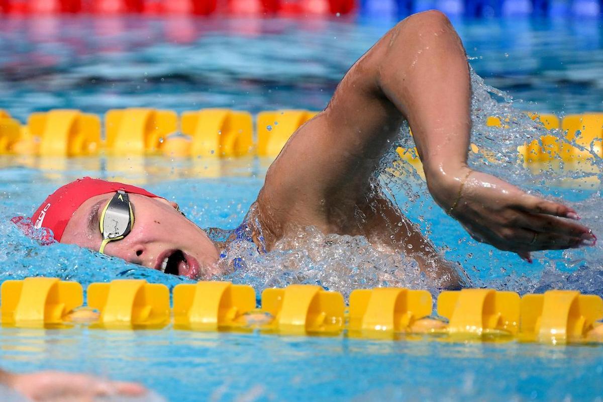 Edinburgh Int. Swim Meet 2026. Day 2. Freya Colbert: 200 stile libero 1 ...