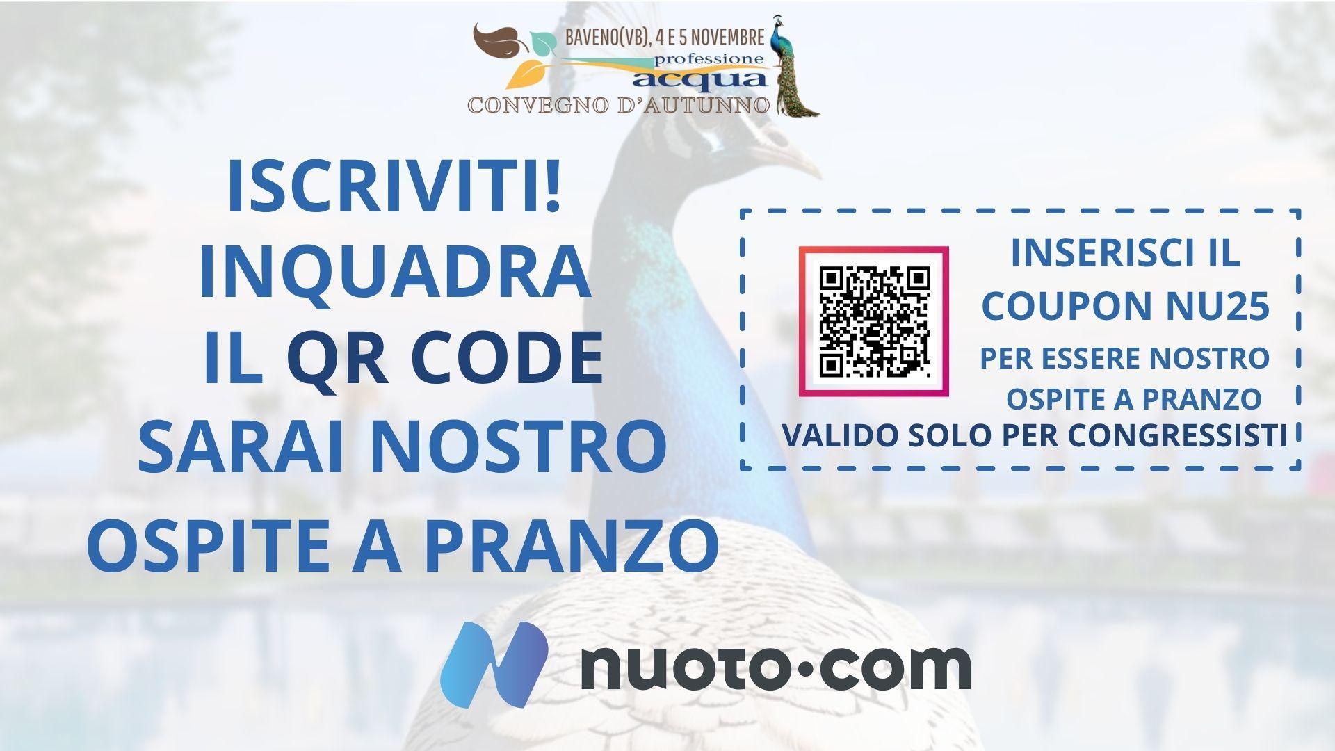 Convegno d'autunno 2025 Professione Acqua - Pranzo per i lettori NPC