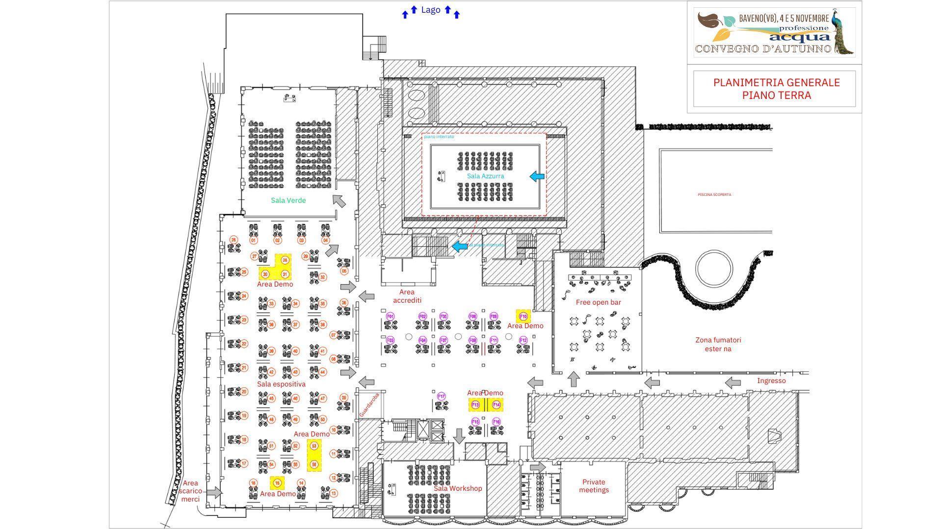 Convegno d'autunno 2025 Professione Acqua - Planimetria