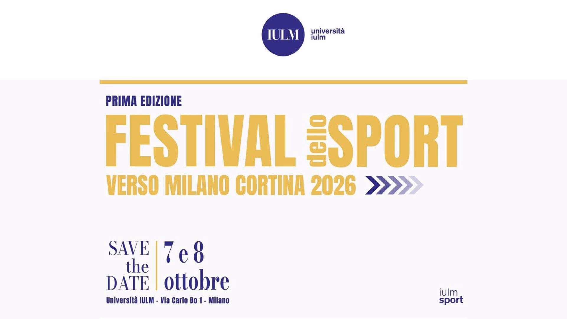 Festival Sport IULM