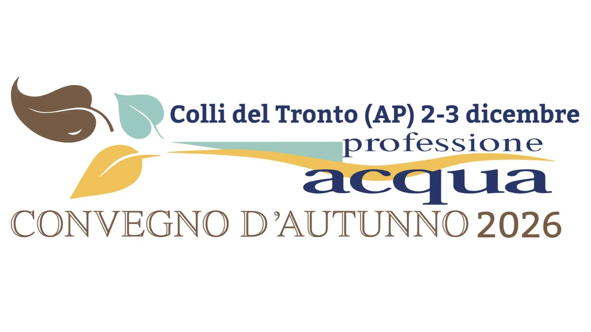 Convegno d'autunno 2026 Professione Acqua