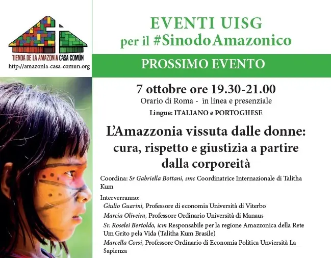 L’Amazzonia vissuta dalle donne:  cura, rispetto e giustizia a partire dalla corporeità