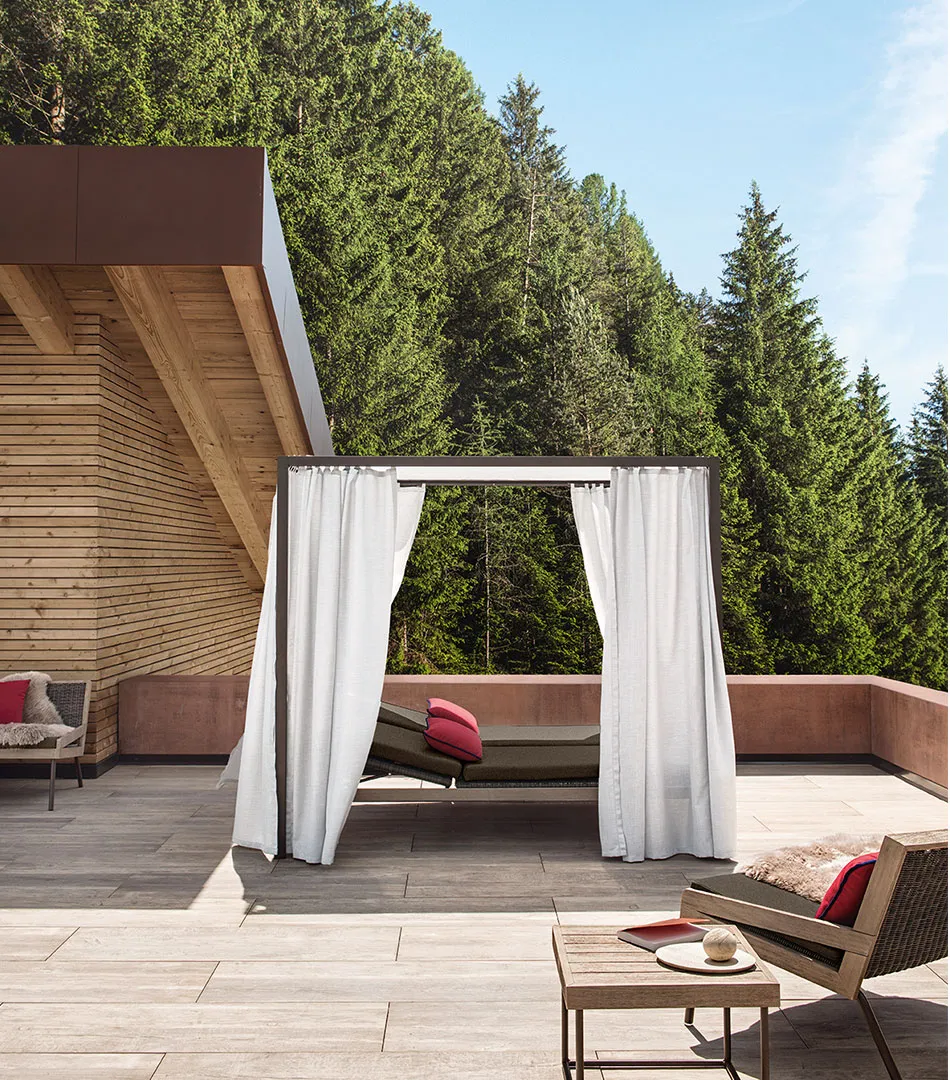 Allaperto, outdoor collection for Ethimo, the alcova