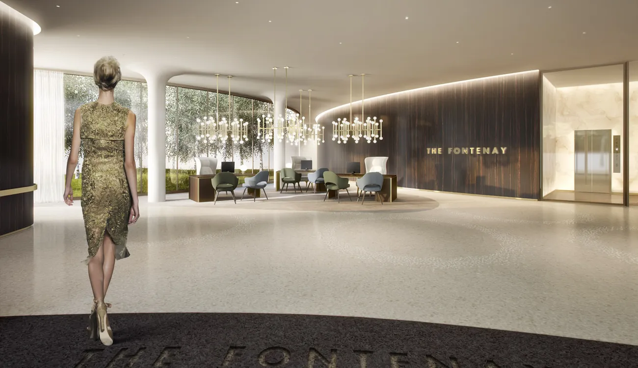 The Fontenay luxury hotel, reception. A project with Störmer Murphy and Partners
